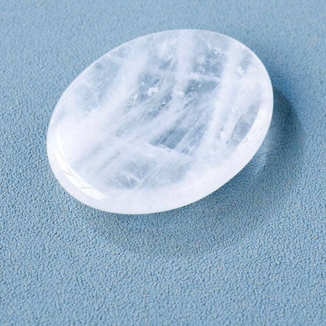 Moon Rituals - Wholesale Spiritual Stone/Crystal - Crystal Worry Stone Collection - Rose Quartz, Moss Agate, Sodalite & More, Christmas Crystal Gift8