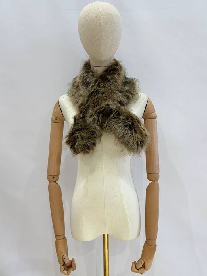 Invitadissimas - Wholesale Fur/Faux Fur Coat - Women's - FUR COLLAR 01036