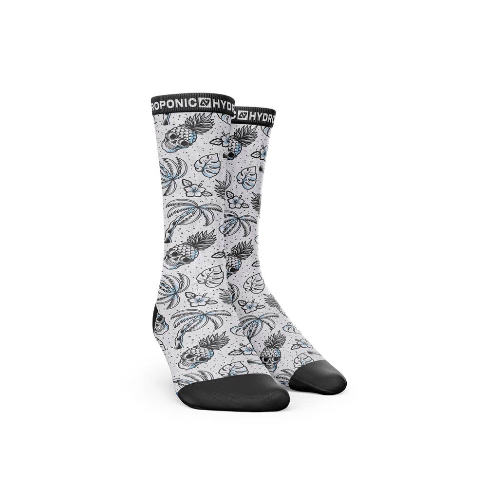 Hydroponic - Wholesale Socks - Unisex - SK Flagship 14-Tropical White3