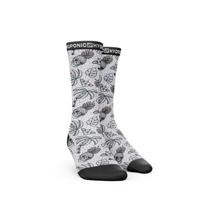 Hydroponic - Wholesale Socks - Unisex - SK Flagship 14-Tropical White3