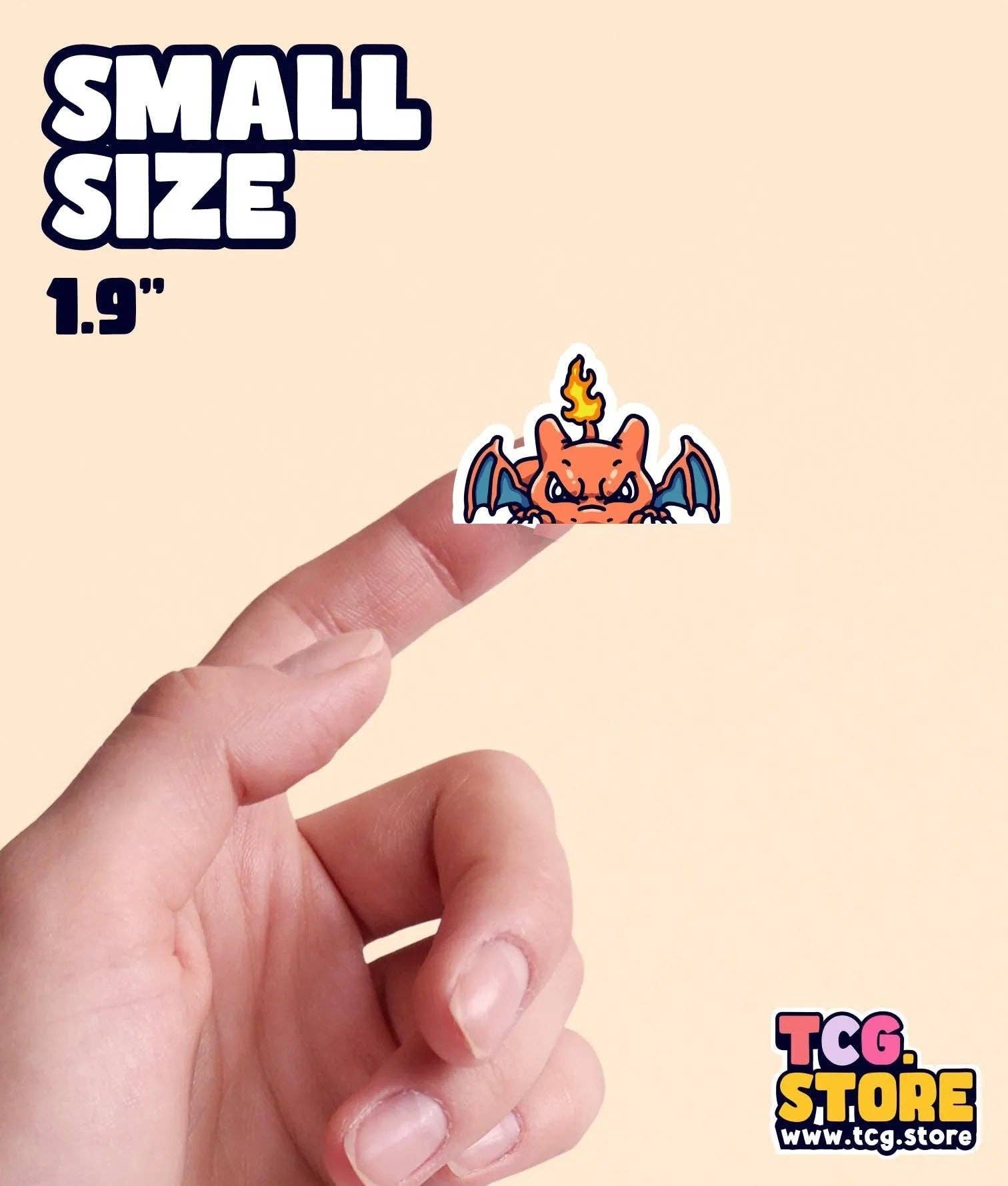 TCG.Store - TCGDOTSTORE - Wholesale Sticker - Charizard Peeking Pokémon Sticker5
