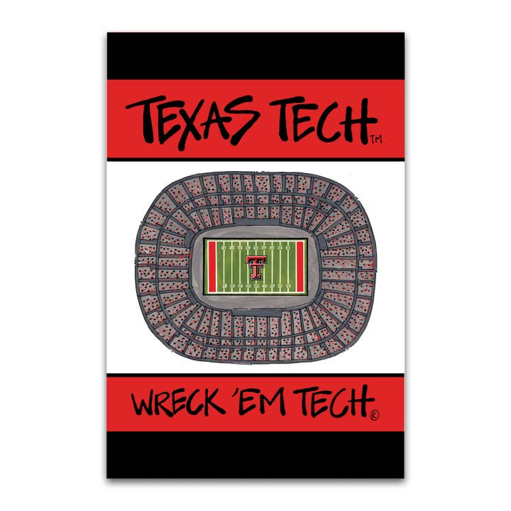 Bandera del estadio TX Tech para venta al por mayor de MAGNOLIA LANE