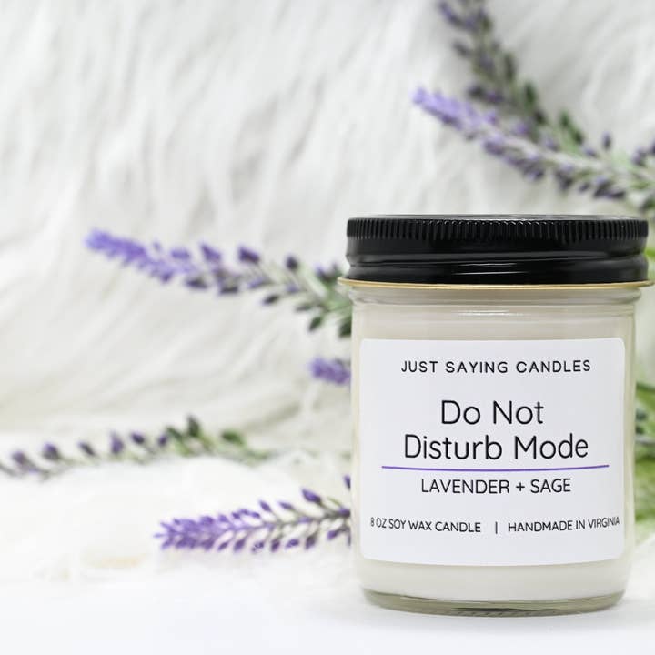 Do Not Disturb Mode for wholesale by Just Saying Candles