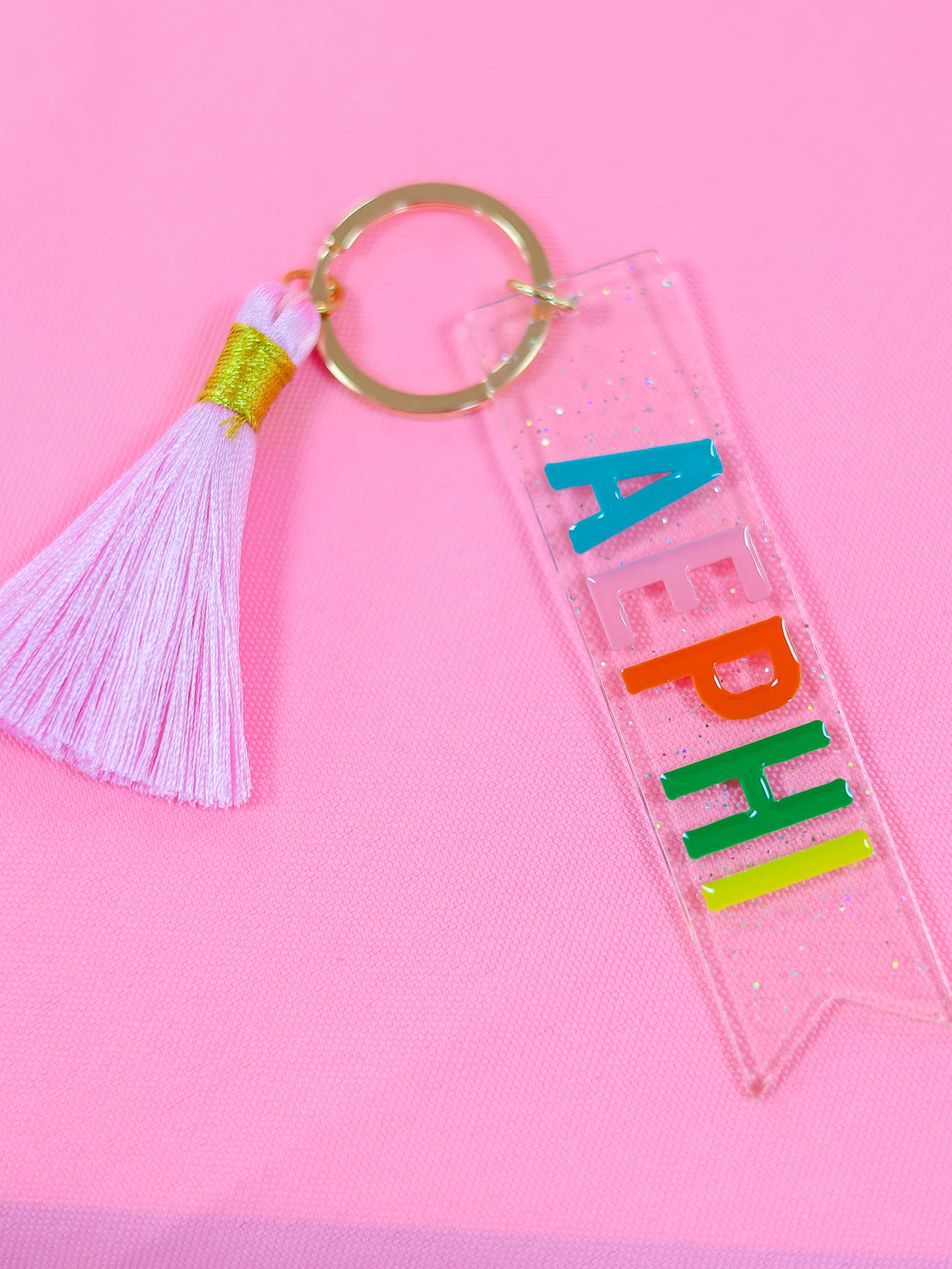 Duo Threads - Wholesale Keychain - Women's - Tassel Sorority Key Fob44