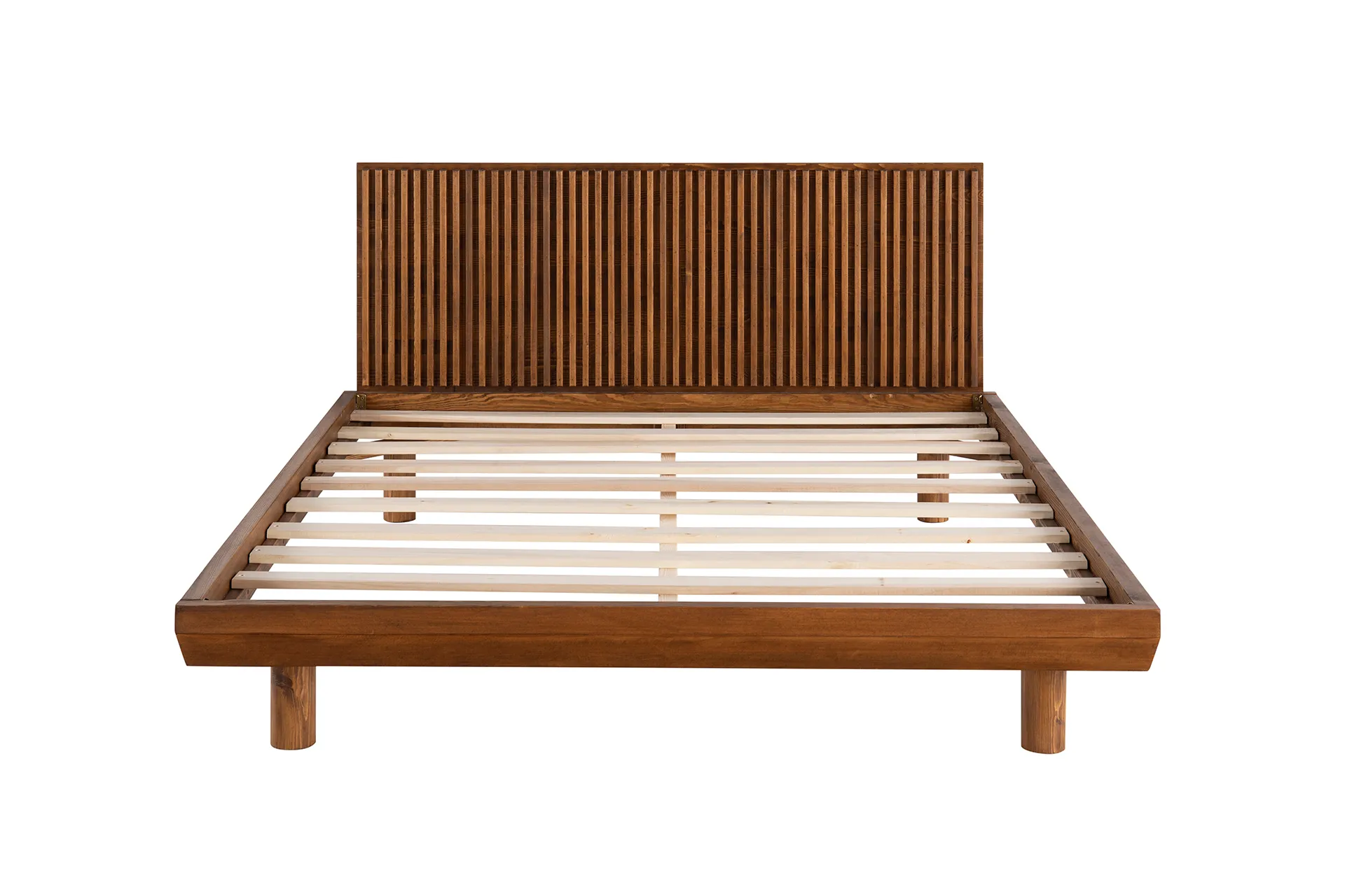 Deholzwart GmbH - Wholesale Bed - Hendrick wooden bed frame, walnut10