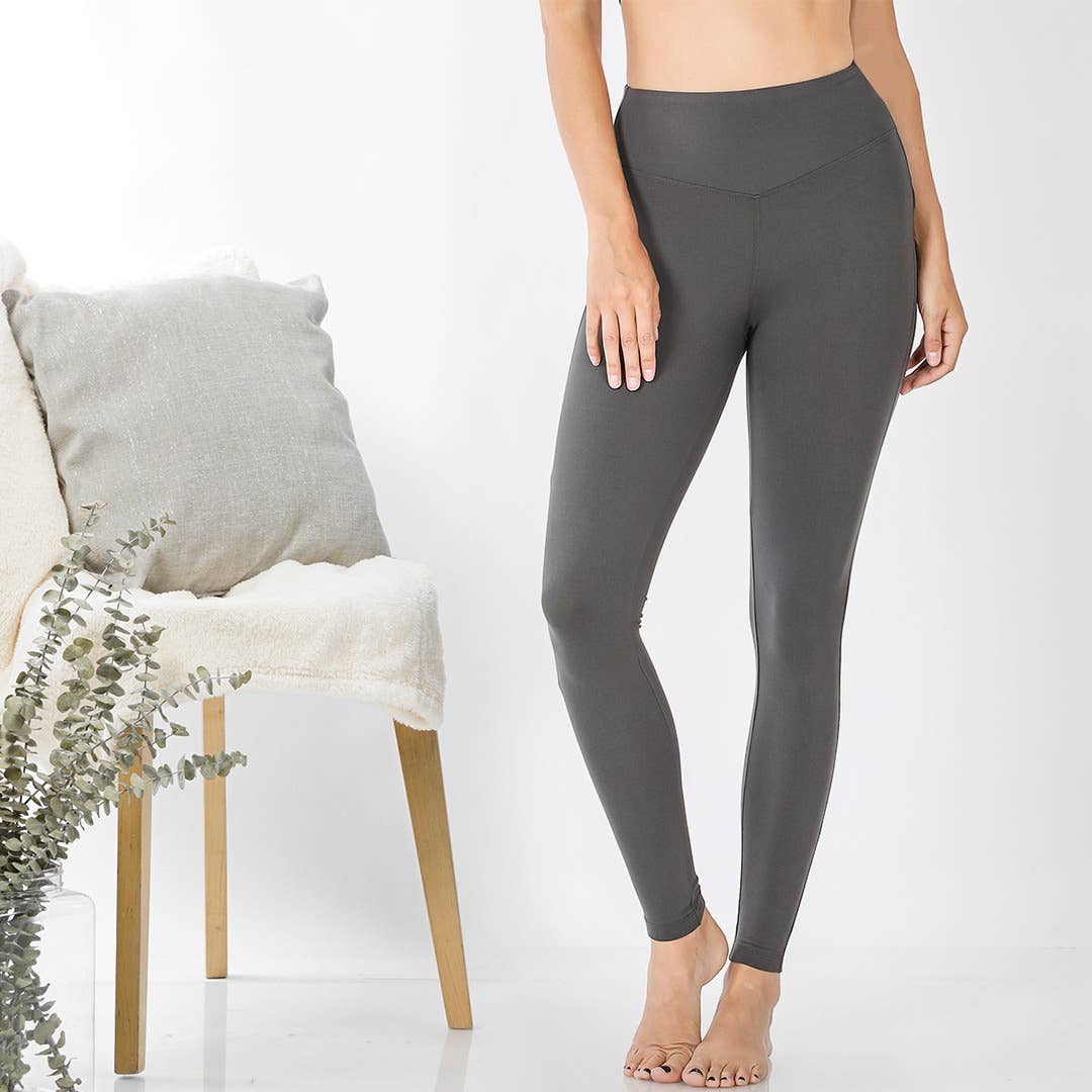 42POPS - Wholesale Athletic/Lounge Leggings - Women's - ",,..._ Waistband Full Length Leggings22