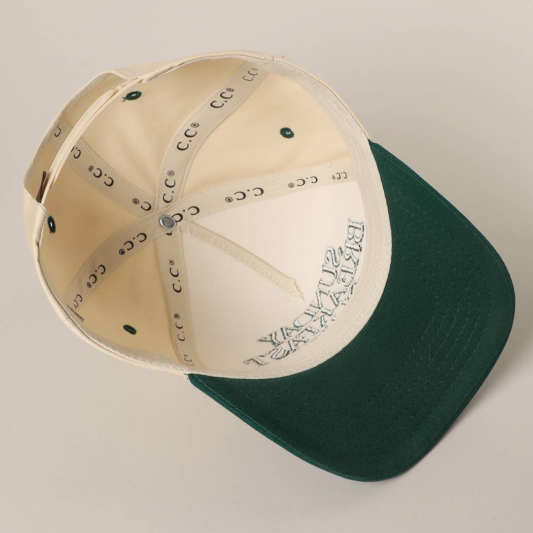 Fashion City - Wholesale Trucker Hat - Unisex - SUNDAY BREAKFAST 3D Letter Embroidered Two-Tone Trucker Hat8