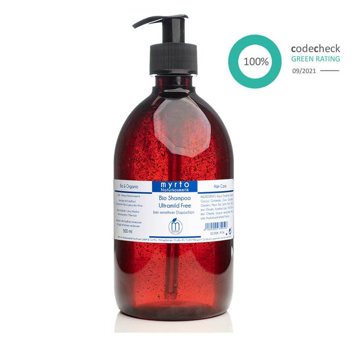 Myrto Økologisk Ultramild Free Shampoo - 500ml Stor Pakke for engroshandel hos myrto Naturkosmetik