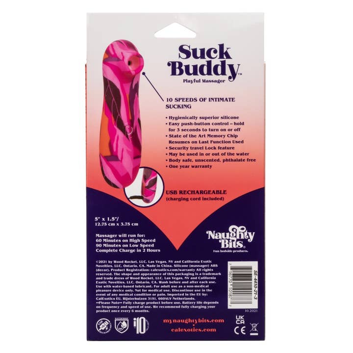 CalExotics - Wholesale Sex Toy - Naughty Bits® Suck Buddy™ Playful Massager