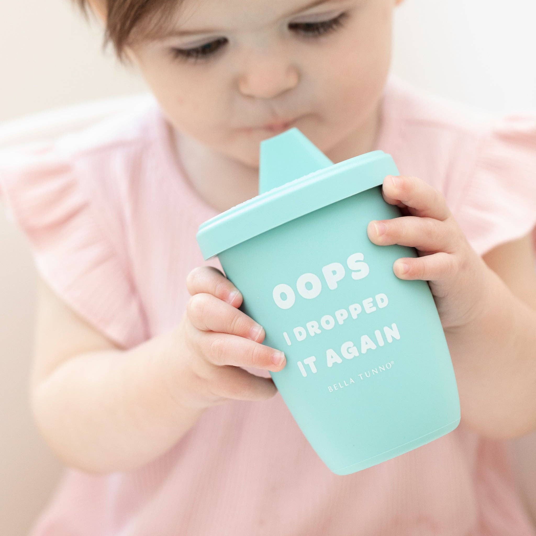 Blue Dropped it Again Happy Sippy Cup for wholesale on Faire3