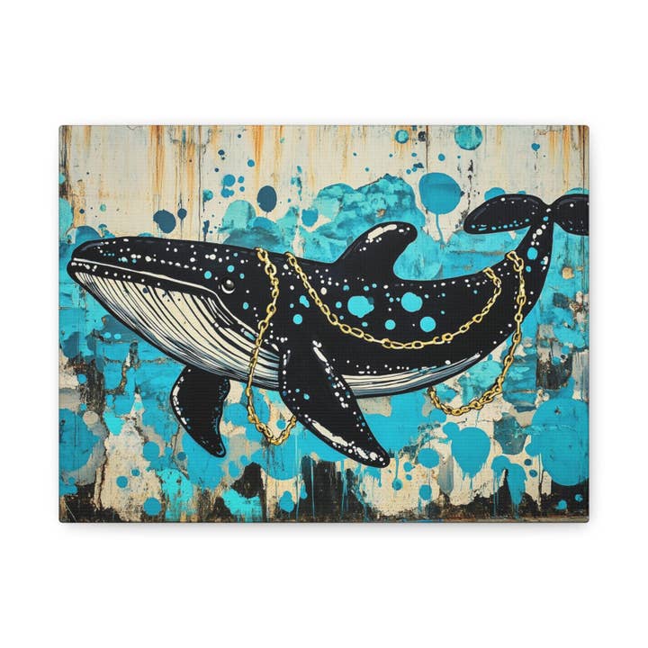 Pintura oceánica de arte callejero para venta al por mayor de Coin Tableau