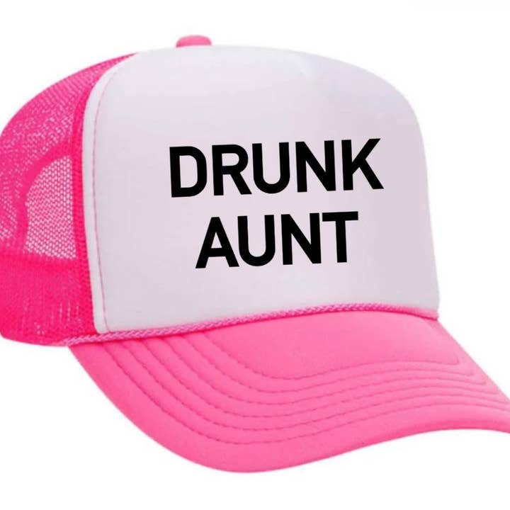 Inappropriate Trucker Hats - Wholesale Trucker Hat - Women's - Drunk Aunt Trucker Hat13