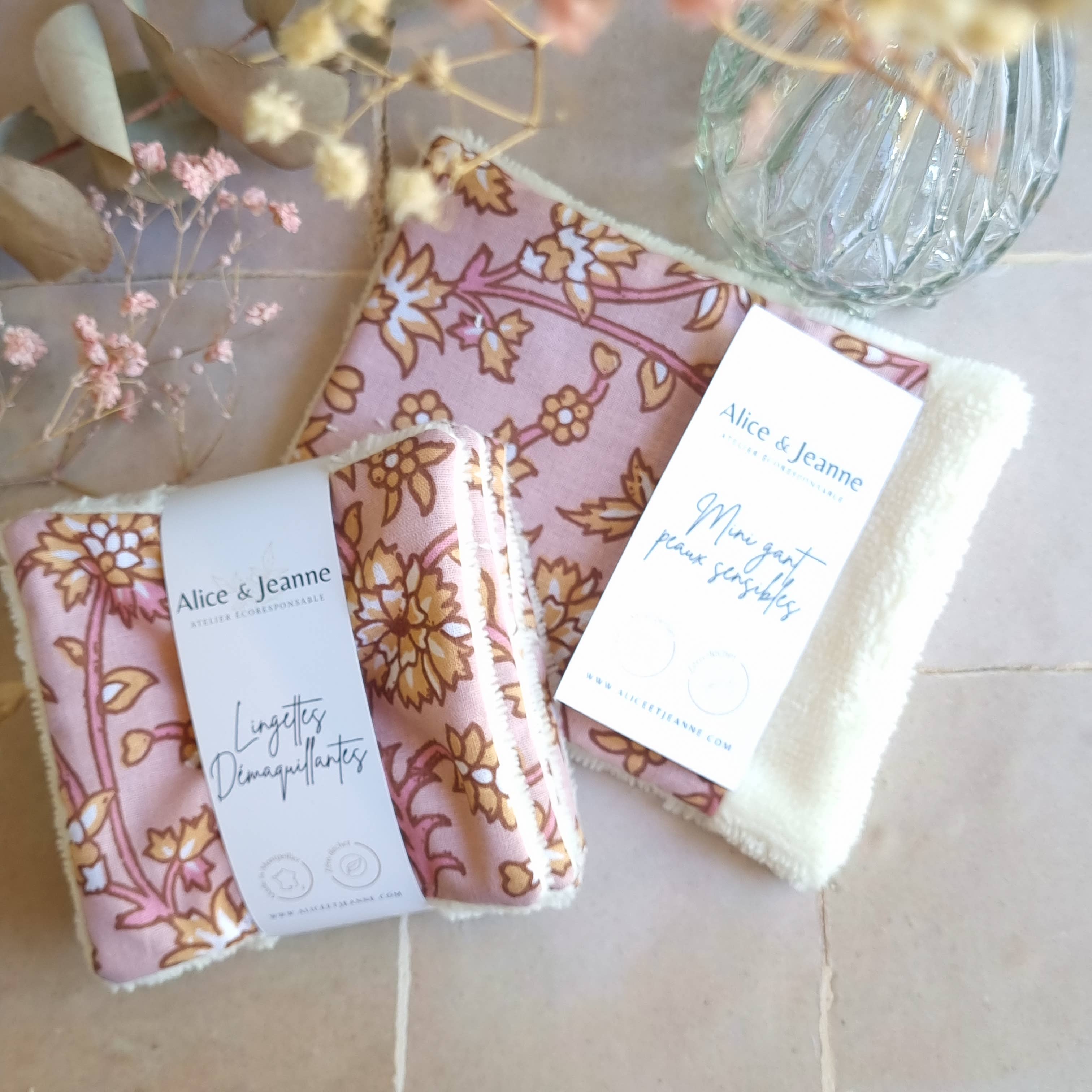 Alice et Jeanne - Wholesale Makeup Remover - Gaïa X5 washable makeup remover wipes 3