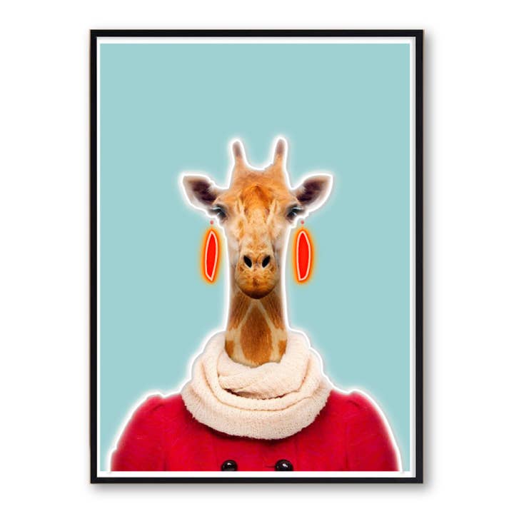 Tierkleid mit neonfarbenem Zebramuster auf Batterie für den Großhandel von Woooow Arte