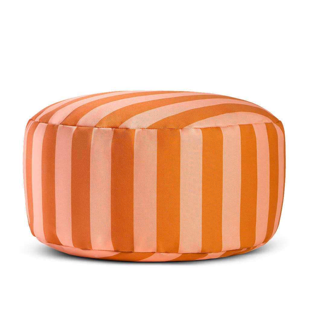 Really Nice Things - Wholesale Pouf - Orange and pink waterproof bean bag for outdoor and indoor use0