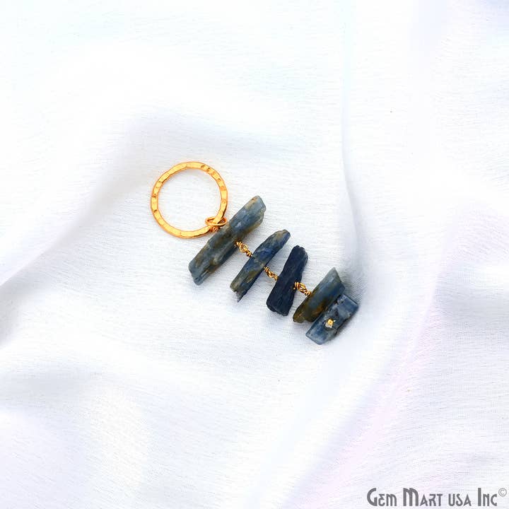 GemMartUSA - Vente Colliers à pendentif - Pierre Précieuse Brute Avec Attache Ronde en Or 67x26mm Pendante3