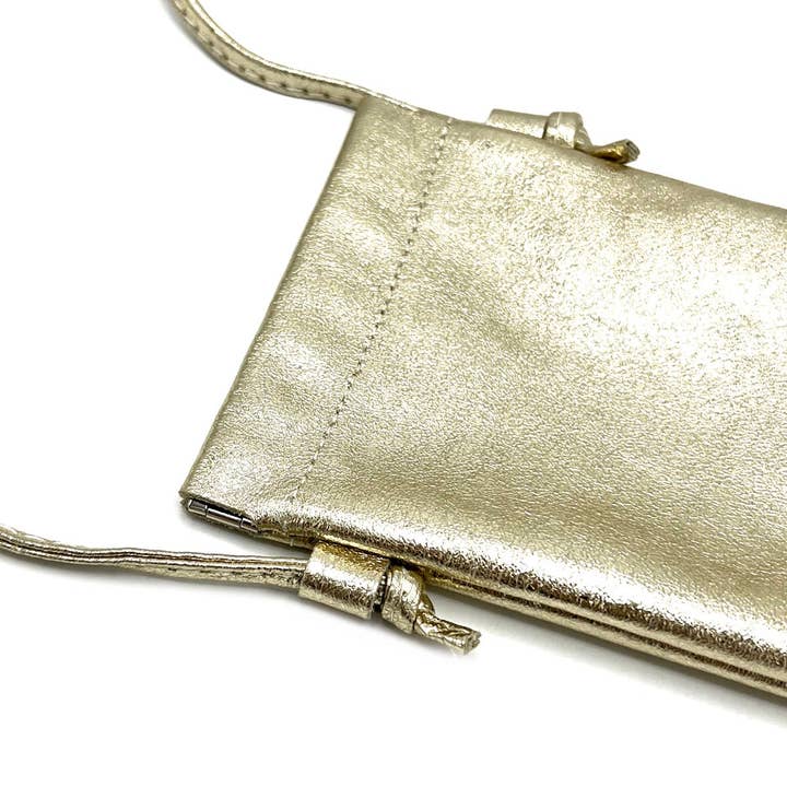 Suie Valentini srl - Wholesale Crossbody Bag - Women's - Genuine leather crossbody phone bag, Made in Italy, art. 11262815