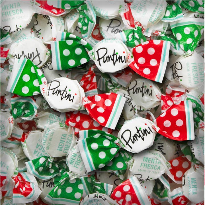 CHIPURNOI Confectionery - Wholesale Gummy - PUNTINI Menta Fresca, 3 oz. - Italian Gourmet Jujubes