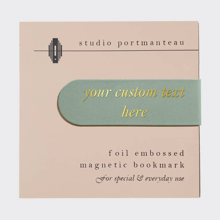 Studio Portmanteau - Wholesale Bookmark - Custom Text Magnetic Bookmark | Book Lover Gift