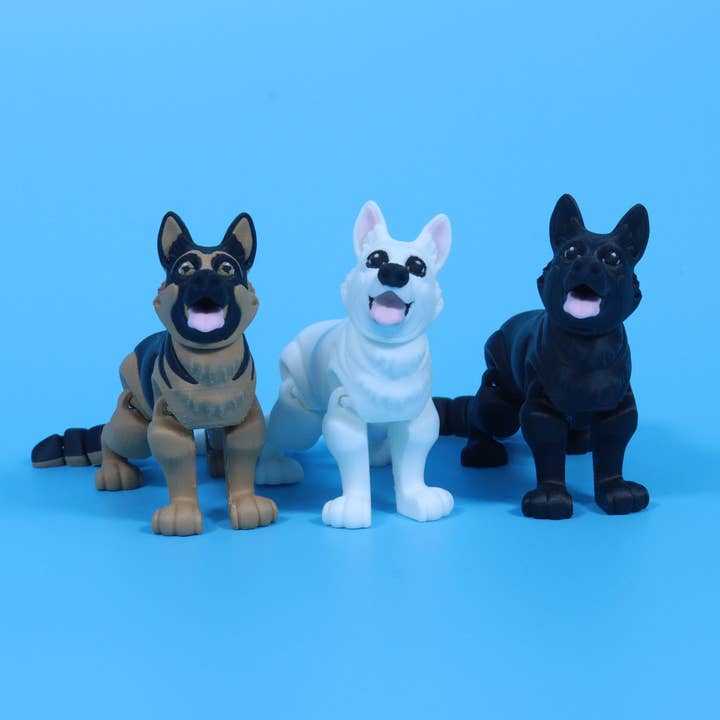 Paw Print Pups - German Shepherd (USA Made, Fidget, Figure) for wholesale by MrSpinner