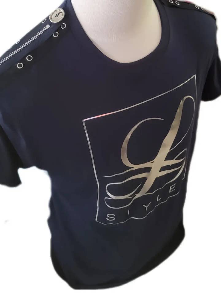 L.Styles' Wear | Tailliertes T-Shirt mit Rundhalsausschnitt für den Großhandel von L. Styles, LLC