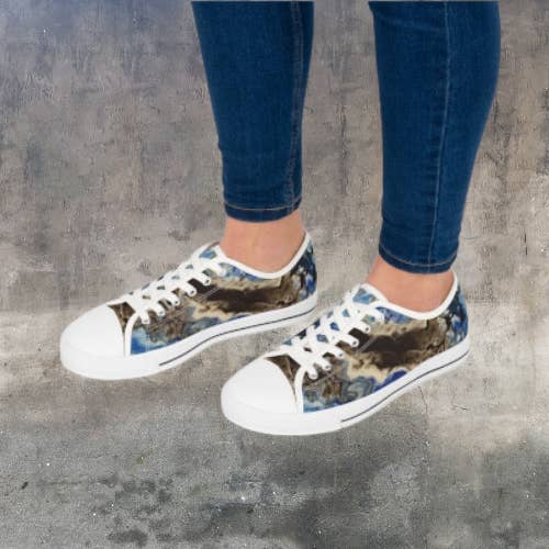 Cozy Waters Women's Low Top Sneakers for wholesale by See Joy Creative