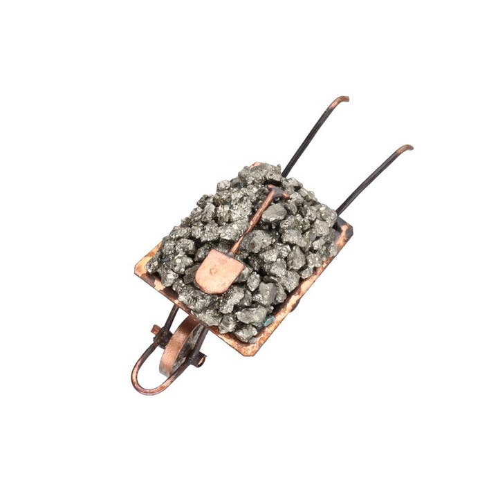 Vives de la Cortada S.L - Wholesale Spiritual Stone/Crystal - Pyrite wheelbarrow2