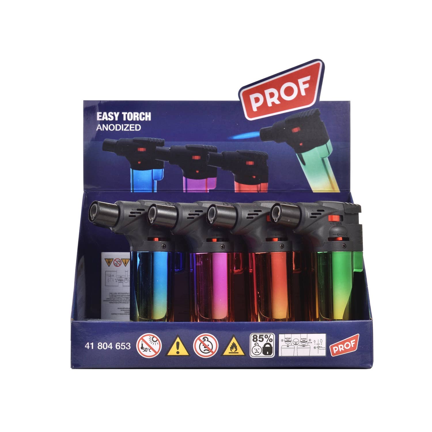 PROF - Wholesale Lighter - blue flame torch lighter1