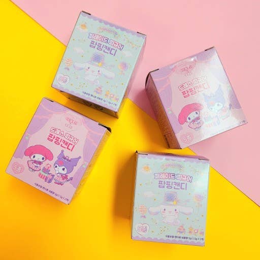 K_Wonderland - Wholesale Figurine Toy - Kids - Sanrio My Melody Roll Play Figure Ramdom Box W Popping Candy