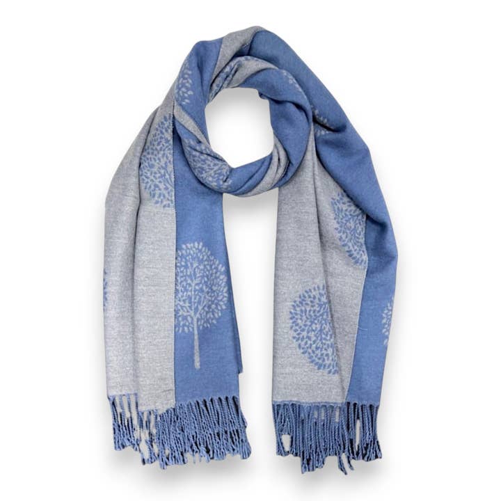 Lili Scarves (US Duty Free) – wholesale Scarf – Women's – Tree of Life Print Cashmere Blend Winter Scarf4