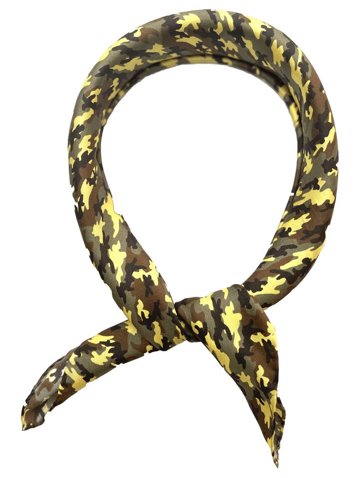 Camouflage-Seidenschal für den Großhandel von Illogico