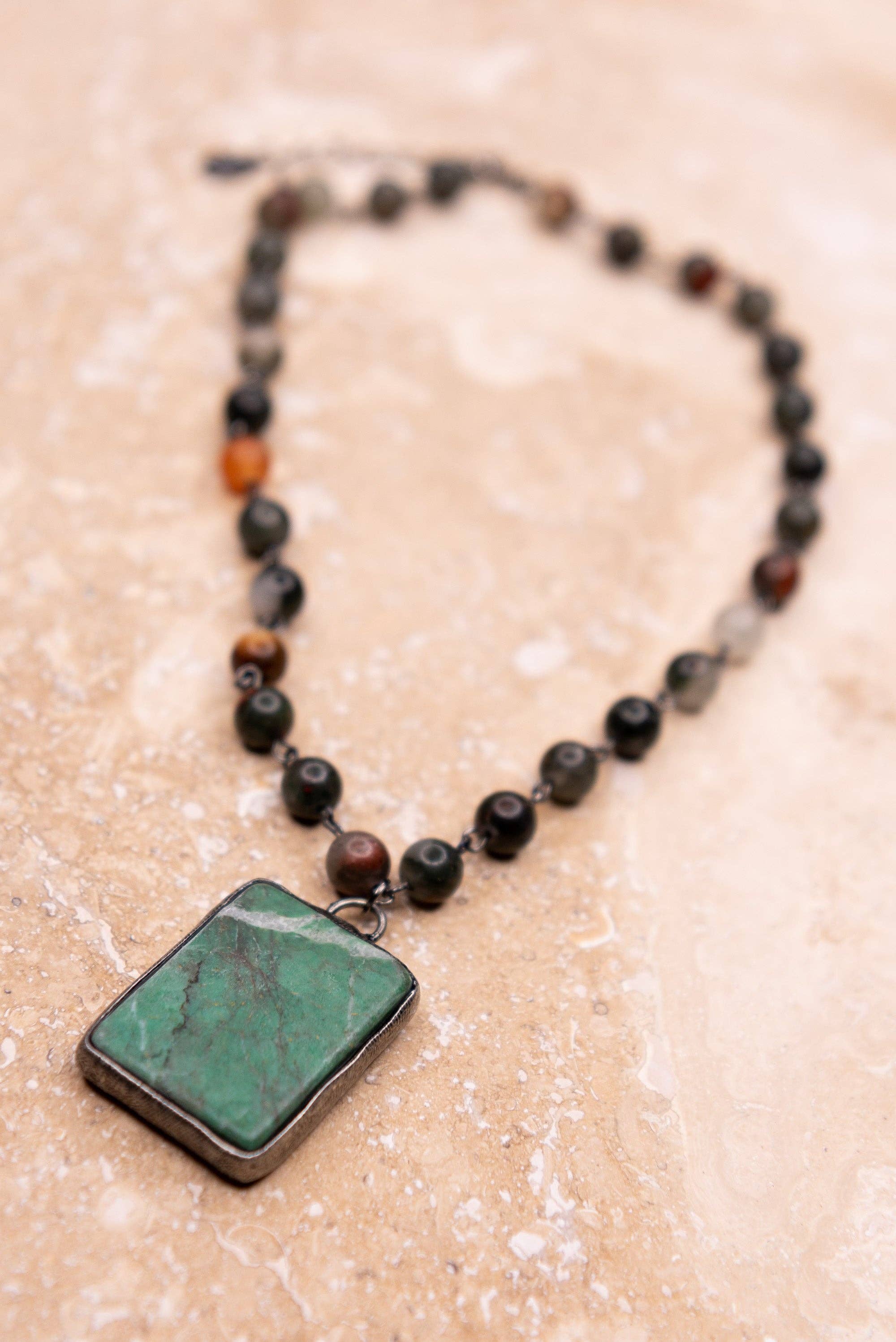 Dylan Designs - Wholesale Pendant/Charm Necklace - Suzanne Necklace in Jasper1