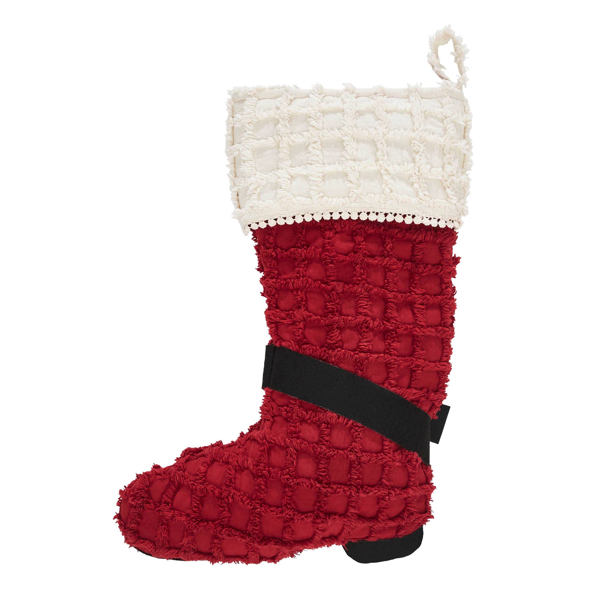 VHC Brands - Wholesale Holiday Stocking - Kringle Chenille Boot Stocking 12x202