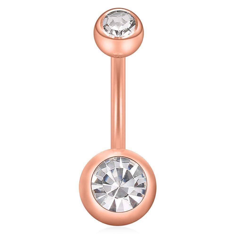 Gemscape UK - Wholesale Single Earring - Simple Piercing Jewellery: Body Piercing with rhinestones4