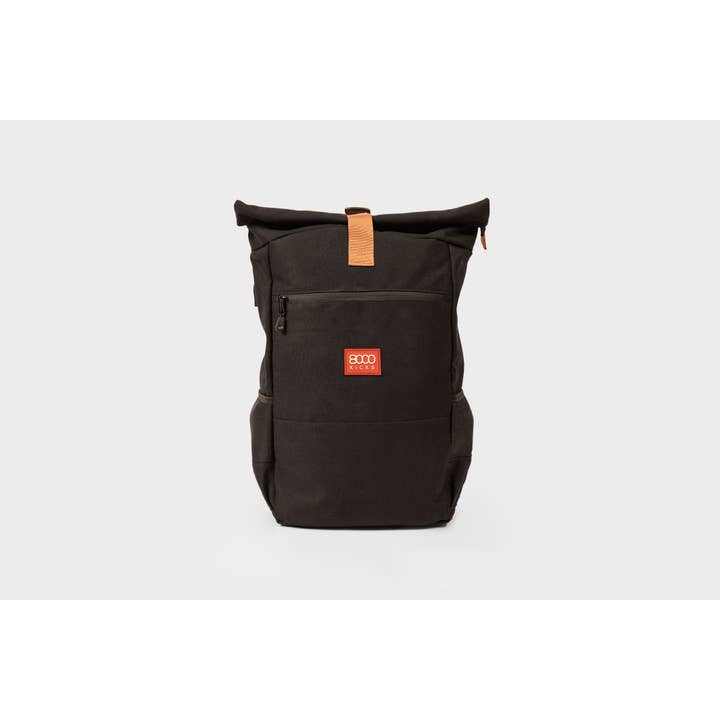 Everyday Hemp Backpack in Black for wholesale by 8000Kicks