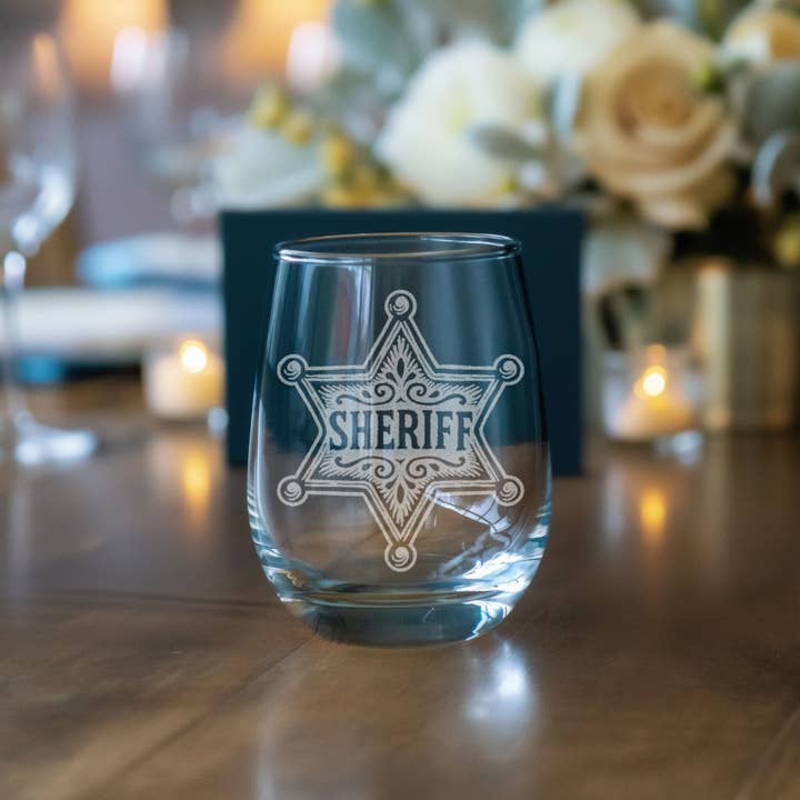 Benoit's Design Co. - Venta al por mayor Copas de cóctel/licor - Gafas de Sheriff del Oeste3
