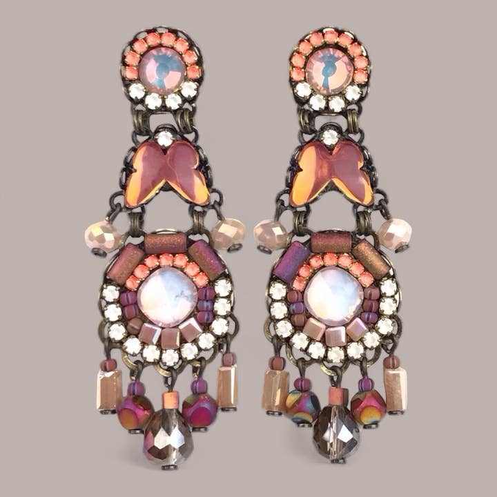AINARA collection crystal earrings for wholesale by melizijewelry