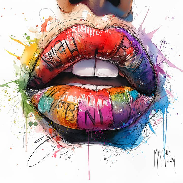 Rue des Lèvres - Reproducción de obra de arte en lienzo de algodón para venta al por mayor de Murciano Art Gallery