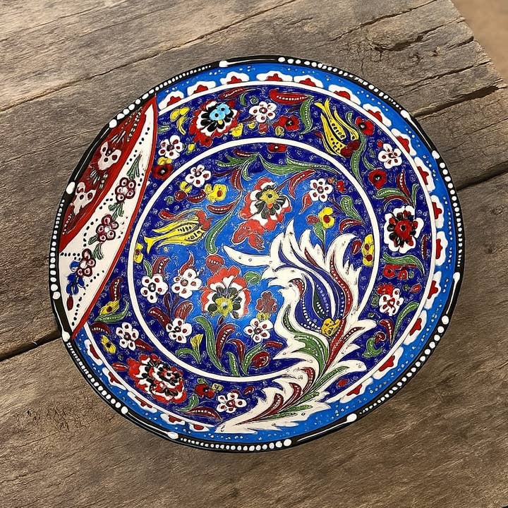 Turkisk Keramikskål med Reliefdekor 30 cm #2 för wholesale av Etnico del Mondo