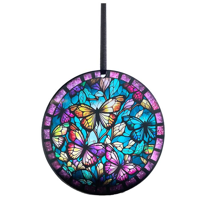 Fjärilar, akryl fönsterprydnad #SC215 för wholesale av d'ears inc.