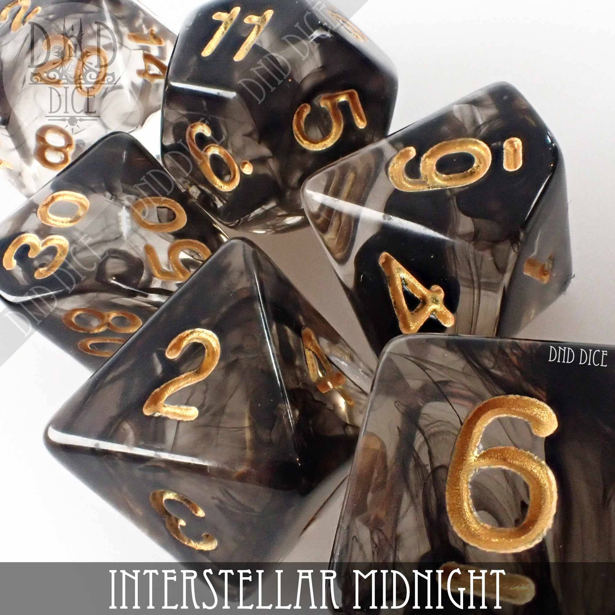 DNDDICE.COM - Wholesale Dice - Interstellar Midnight 7 or 113