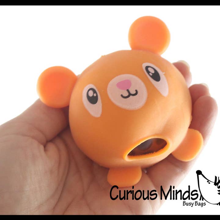 Curious Minds Toys - Wholesale Squishy Toy - Kids & Baby - 1Â Animal Water Bead Filled Squeeze Stress Balls - Pig, Pand