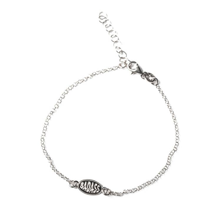 Pulseira Badass Prata por atacado de Badass Prints