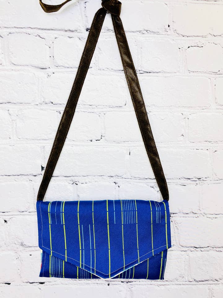 Blue Crush Crossbody Wallet for wholesale by Kindred Spirit Style