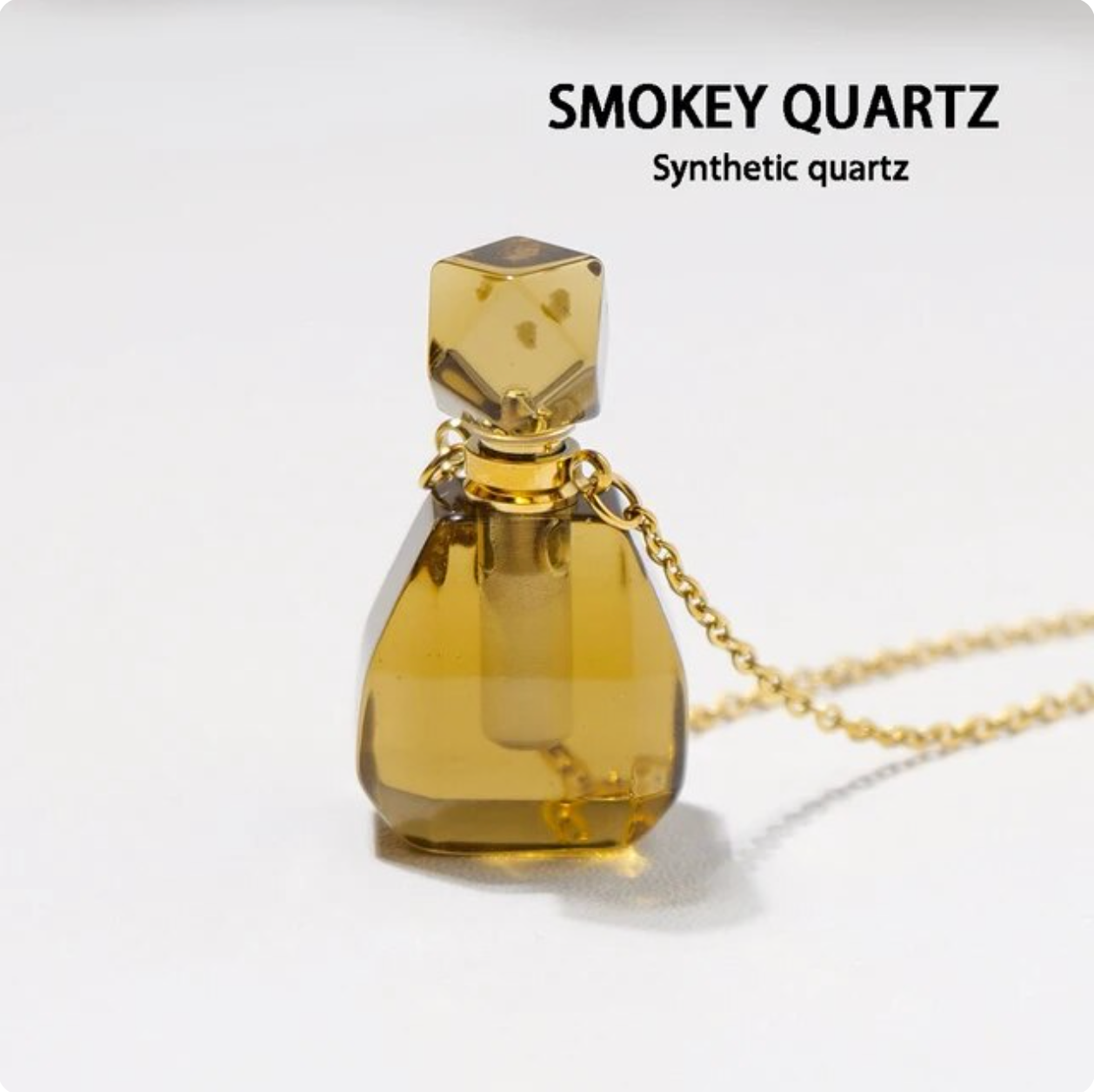 Crystolver (We Cover All Import Fees) - Wholesale Pendant/Charm Necklace - Gemstone  Essential Oil  Bottle Pendant Necklace7