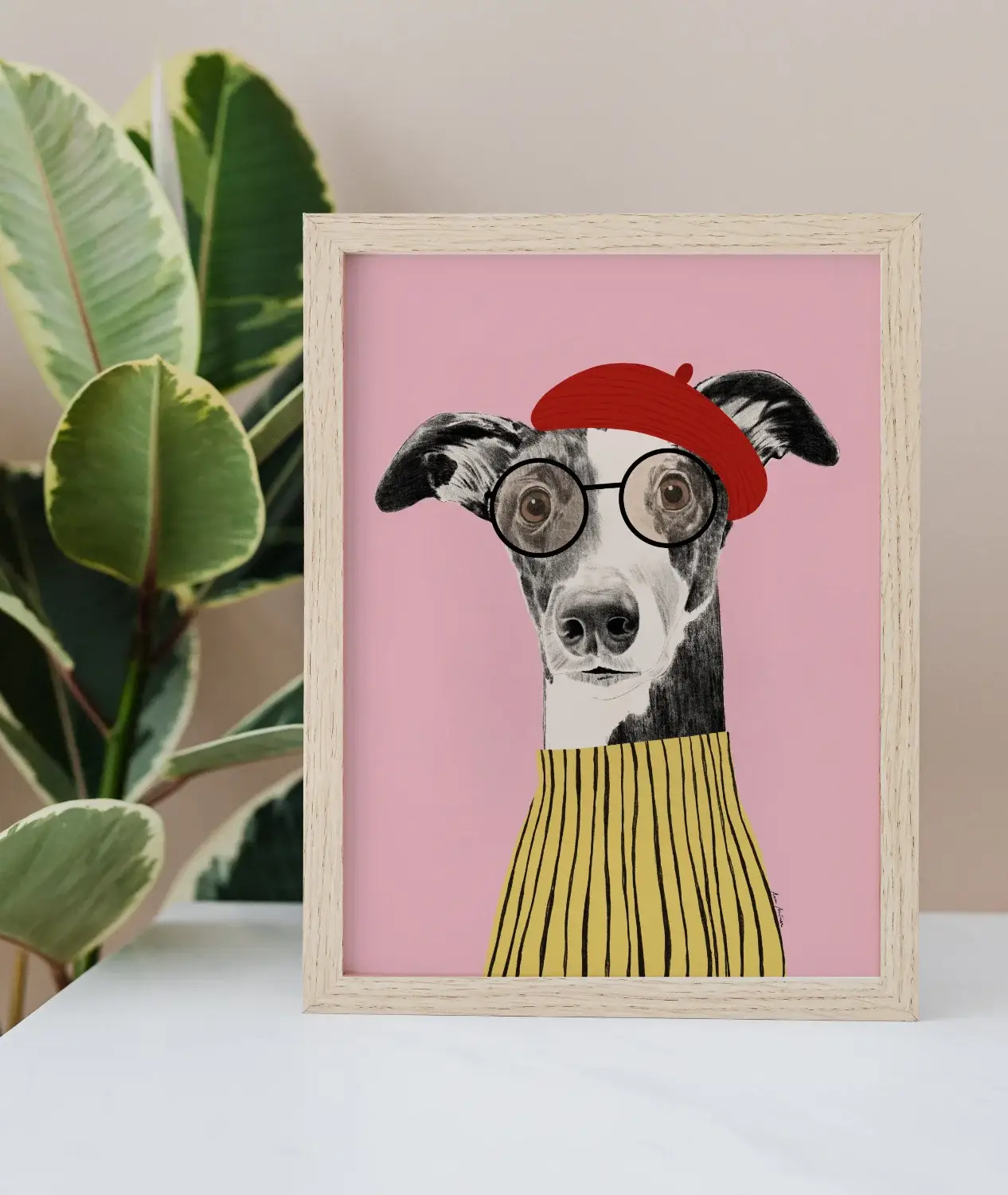 El buen limón - Wholesale Kunstprint - Kunstdruk ‘Dog portrait III’2