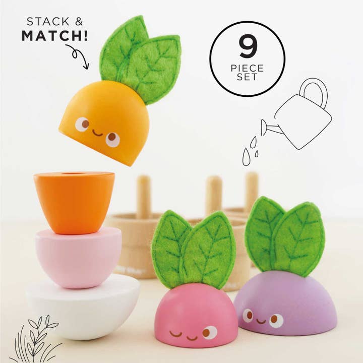 Le Toy Van, Inc. - Wholesale Wood Toy - Kids - Stacking Wooden Veggies