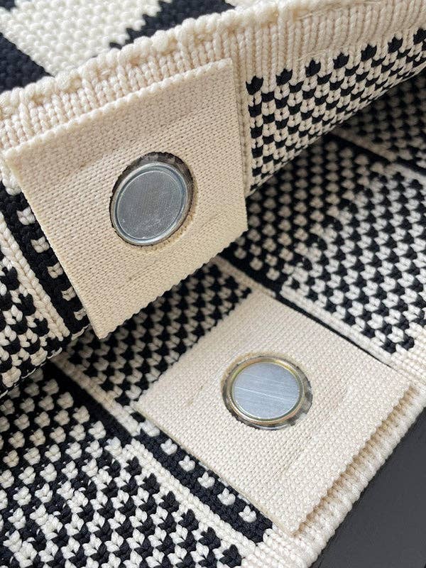 UZ Wholesale Store - Wholesale Tote Bag - Women's - Checkerboard Woven Handbag Crossbody Bags8