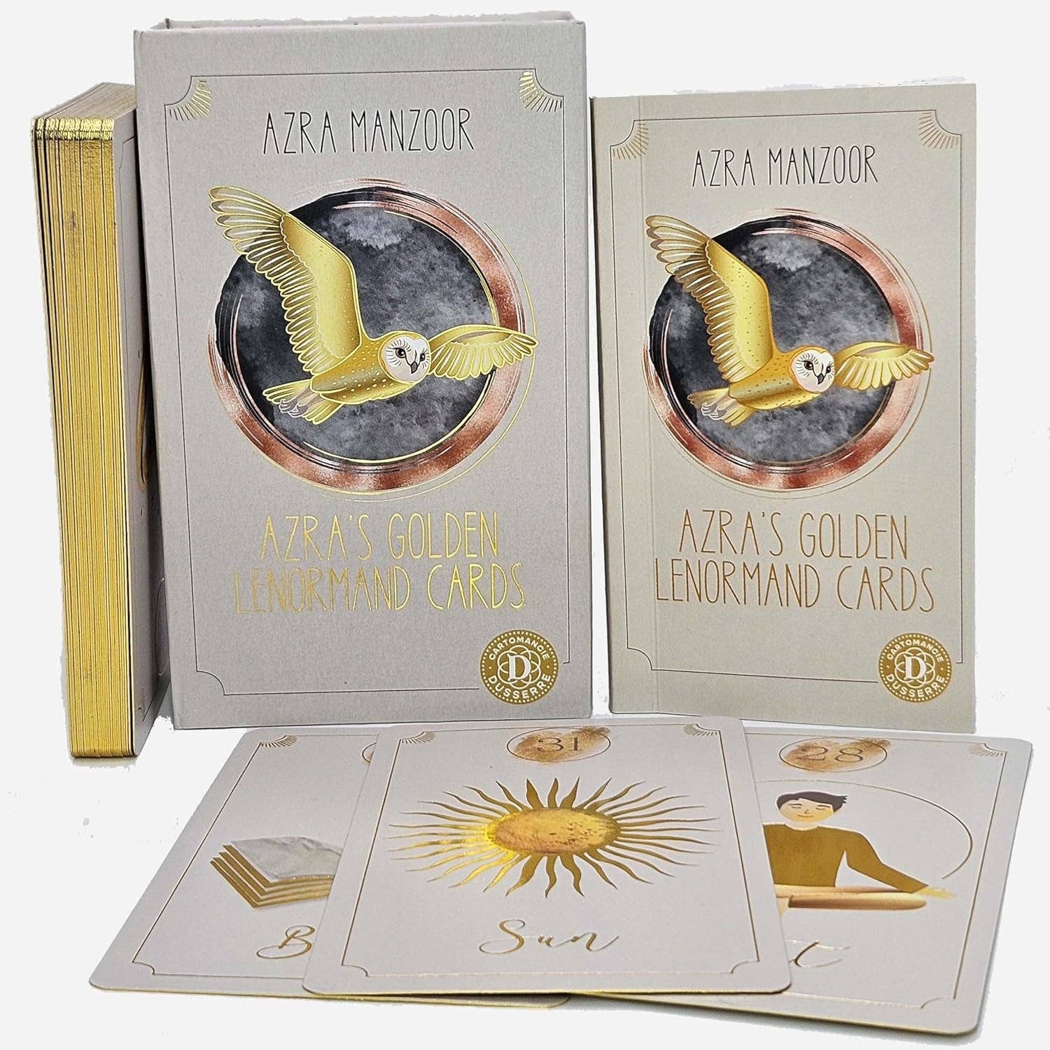 Cardshouse - Wholesale Tarot Cards - Azra’s Golden Lenormand Cards AGM5
