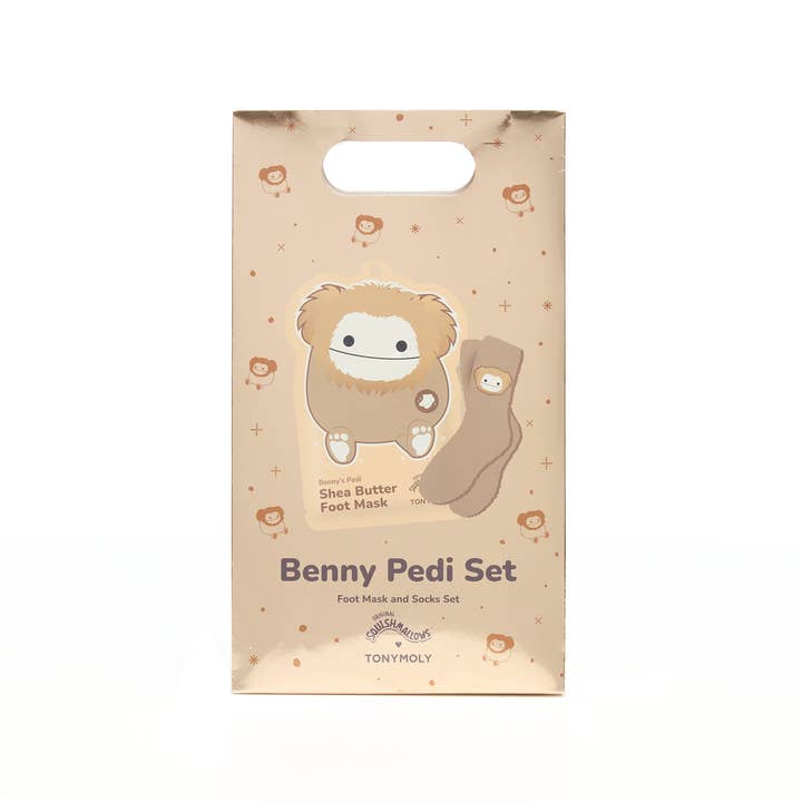 TONYMOLY - Wholesale Foot Mask - Squishmallows x TONYMOLY Benny’s Pedi Foot Mask and Socks Set